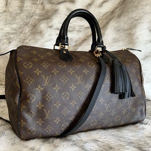 Authentic Louis Vuitton Monogram Speedy 35
